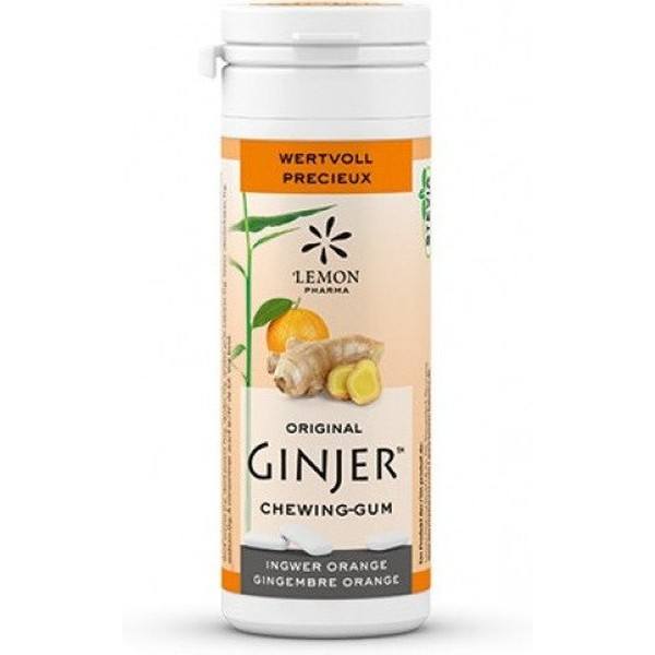 Lemon Pharma Chicles De Jengibre Sabor Nar Con Stevia 30 Gramos