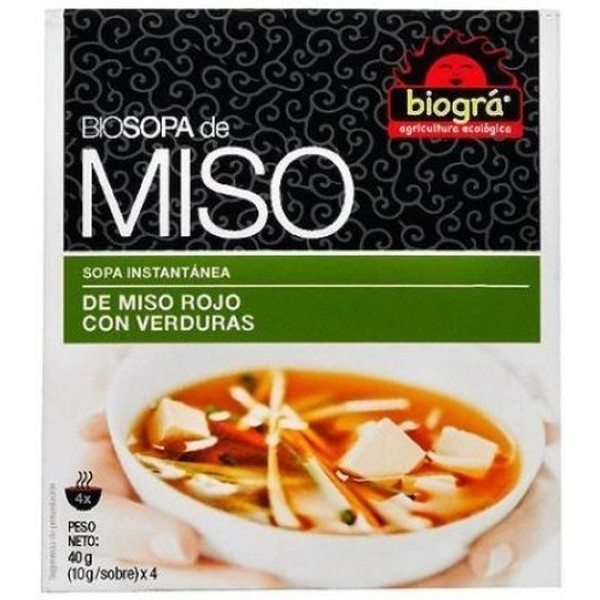 Biográ Misosuppe mit Gemüse Biogra Minimum 3un