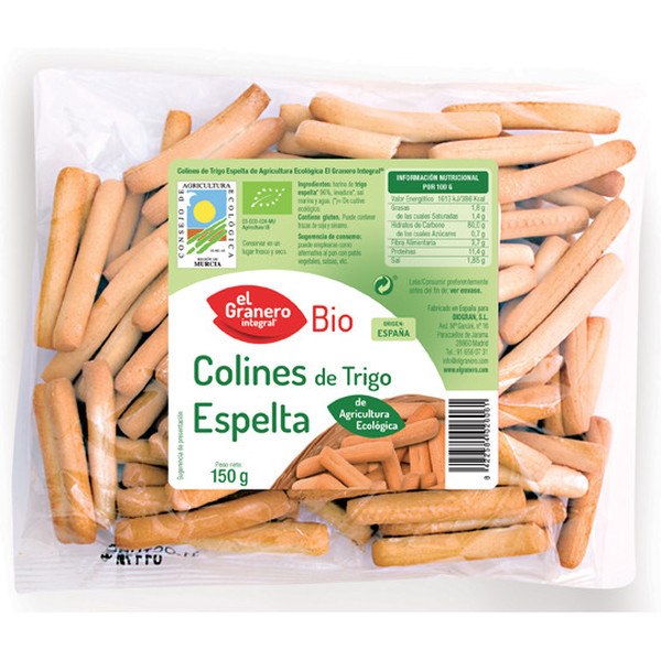 El Granero Integrale Spelt Tarwe Soepstengels Bio 150 Gr