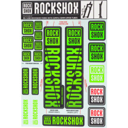 Rockshox Rec Kit Adhesivos Barra 30/32/rs1 Green