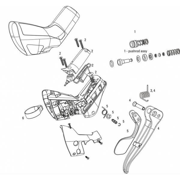 Sram Rec Leva Freno Disc Red 22 Izquierda