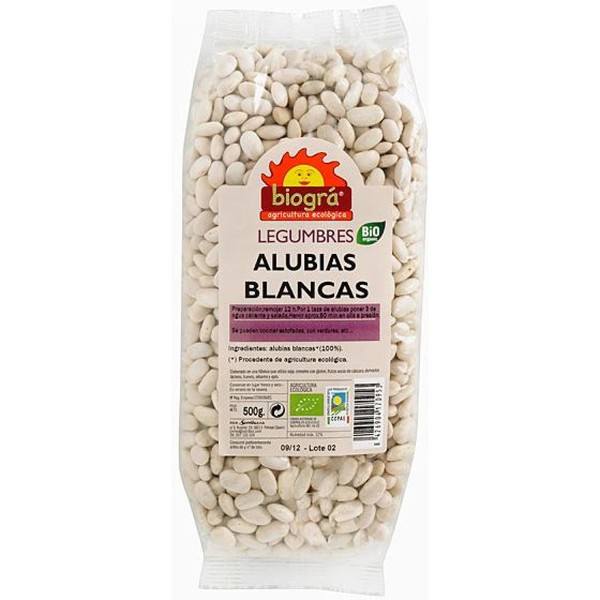 Biogra Haricots Blancs 500g Biogra Bio