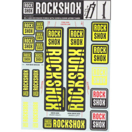 Rockshox Rec Kit Adhesivos Barra 30/32/rs1 Ne01 Yellow
