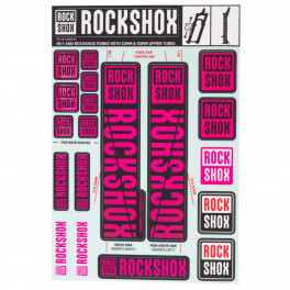 Rockshox Rec Kit Adhesivos Barra 30/32/rs1 Magenta