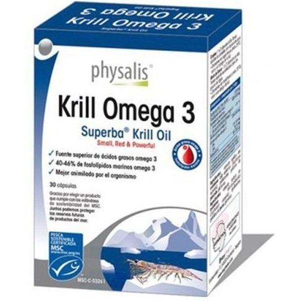 Physalis Krill Oméga 3 60 Gélules