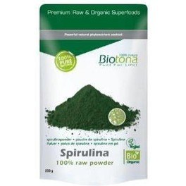 Polvere di Spirulina Biotona - Polvere grezza di Spirulina 200g