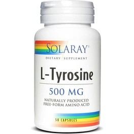 Solaray L-Tyrosin 500 mg 50 Kapseln