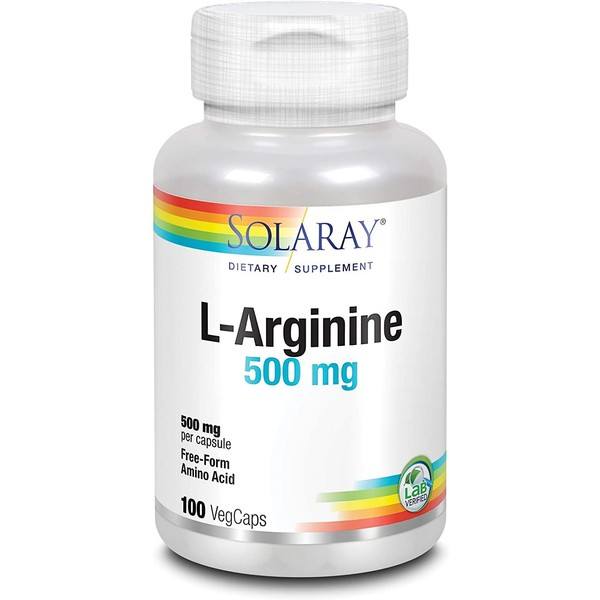 Solaray L Arginin 500 mg 100 Kapseln