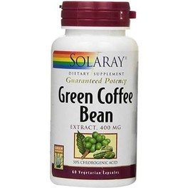 Solaray Green Coffe Extract 400 Mg - 60 Caps. Vegetales