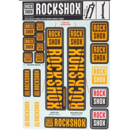 Rockshox Rec Kit Adhesivos Barra 35mm Ne01 Yellow