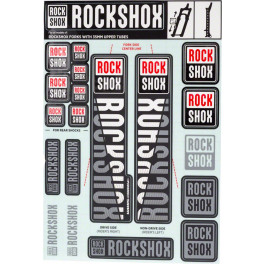 Rockshox Rec Kit Adhesivos Barra 35mm White