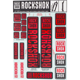 Rockshox Rec Kit Adhesivos Barra 30/32/rs1 Oxy Red
