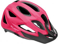 Rudy Project Rocky Pink (shiny) M 52-57 / 205-225" With Visor - Casco Ciclismo