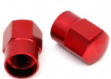 Msc Tapones Para Válvula Sv En Alu6061 Rojo Anodizado