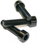 Msc Tornillo Allen M6x40 Mm Alu Ergal. 3 Uds Negro