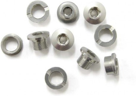Msc Kit Tornillos Platos M8x5.5/6.5 Alu 10 Uds Plata