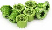 Msc Kit Tornillos Platos M8x8/8.5 Alu 8 Uds Verde Anodizado