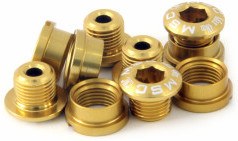 Msc Kit Tornillos Platos M8x5.5/6.5 Alu 10 Uds Oro Anodizado