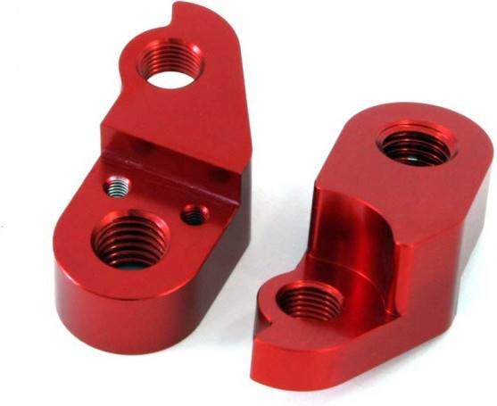 Msc Patilla Cambio Alu Cnc F5 10/9v Rojo