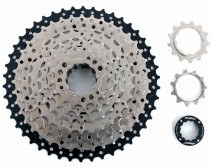 Msc Cassette 1 Alu Spider 9v 11-46 Negro