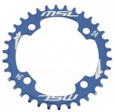 Msc Plato Cnc Alu7075 4brazos 104 Mm 34d Azul