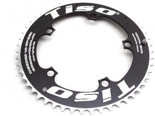 Msc Plato Tiso Crono Para Shimano Alu. 52t 130 Mm Negro