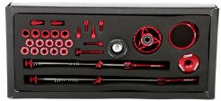 Msc Kit Tornillería Alu7075t6 Rojo Anodizado