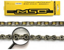Msc Cadena Titanium Ultralight 10v. 112 Eslabones Titanio