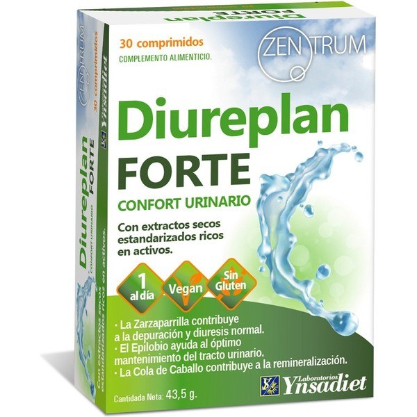 Ynsadiet Zentrum Diureplan Forte 30 Compr.