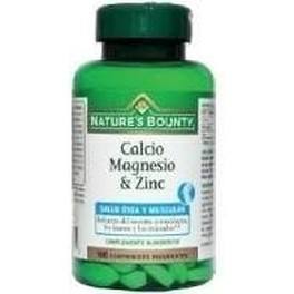 Nature\'s Bounty Calcium Magnesium & Zinc 100 Comp Coated