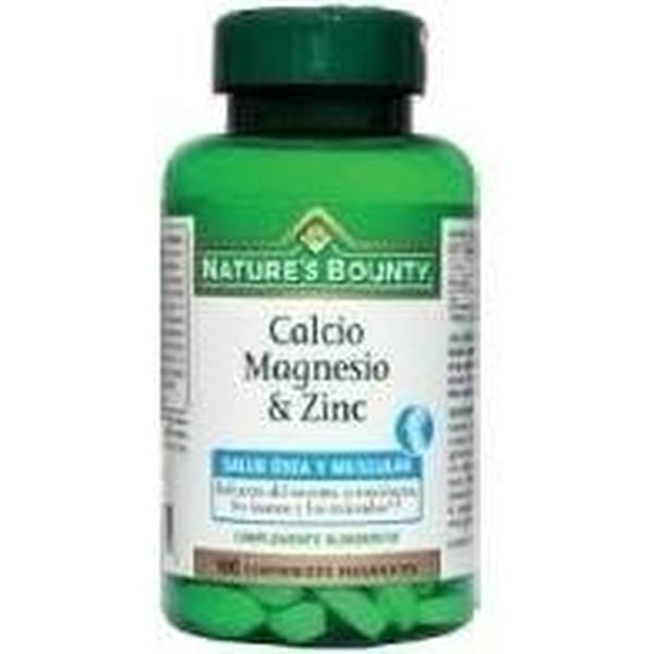 Nature\'s Bounty Calcium Magnesium & Zink 100 Comp Coated