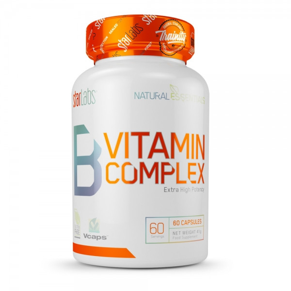 Starlabs Nutrition Vitamin B Complex 60 Caps - complexo vitamínico do grupo B