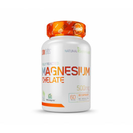 Starlabs Nutrition Magnesium Chelate 60 Caps - Bisglicinato de magnesio, mejora la recuperación muscular 