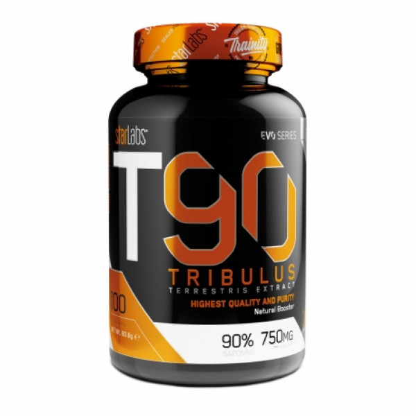 Starlabs Nutrition Muscle Mass T90 Tribulus Terrestris - 100 Caps - Testostérone, énergie et force musculaire