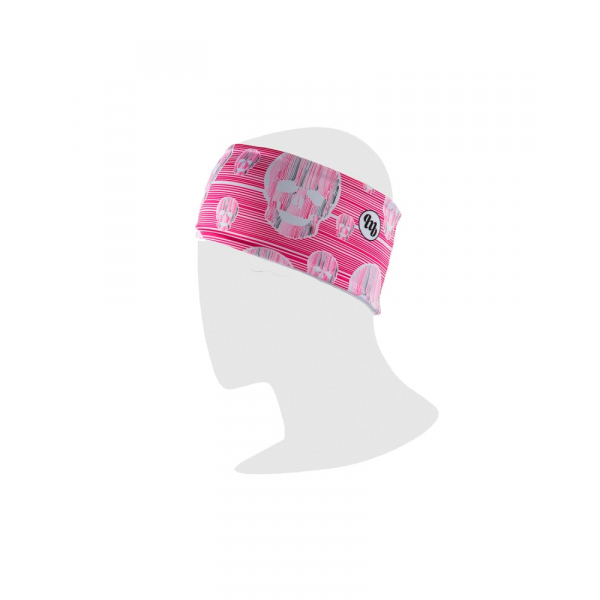 Mb Wear Head Bands Pink Skull