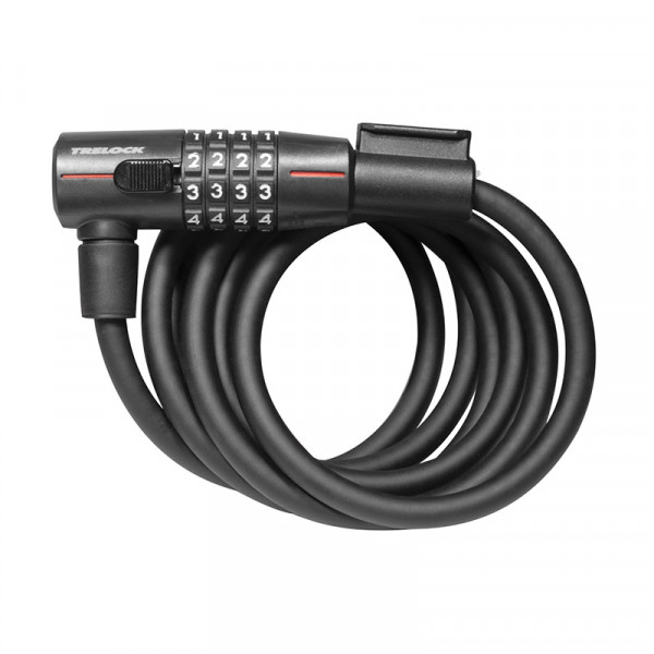 Trelock Candado Cable Combinacion Ks 415 Code 110 Cm - 15 Mm Negro