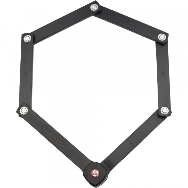 Trelock Candado Plegable Trigo Con Soporte Fs300 100 Cm Negro