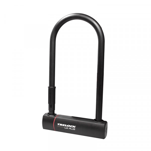 Trelock Candado U U4 Plus Con Soporte Zb 401 230 - 102 Mm ø 14 Mm Negro