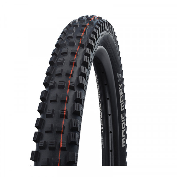 Schwalbe Pneu Magic Mary 27.5x2.40 Hs447 Evo Super Trail Tubeless Addix Soft Pleg Noir 62-584