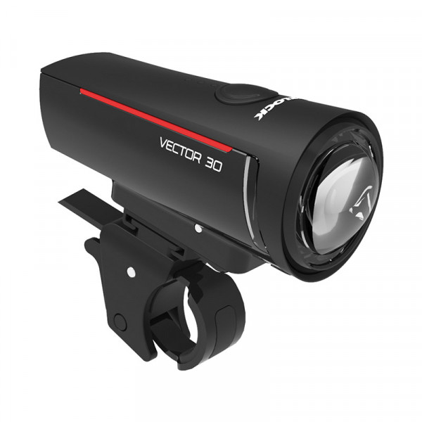 Phare Trelock Led Ls 300 I-go Vector 30 Lux Usb Avec Support