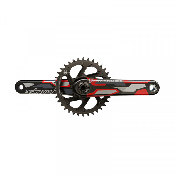 Sram Jgo. Truvativ Descendant Tld All Dh Eagle X-sync2 Dub83 Dm 170mm 36d 12v Carb.roj S.caz pédalier / plateau