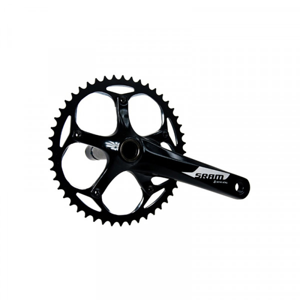 Pédalier Sram S300 1.1 Courier Miroir 24 Mm 170 Mm 48d Alum. Noir avec gobelets Gxp 68