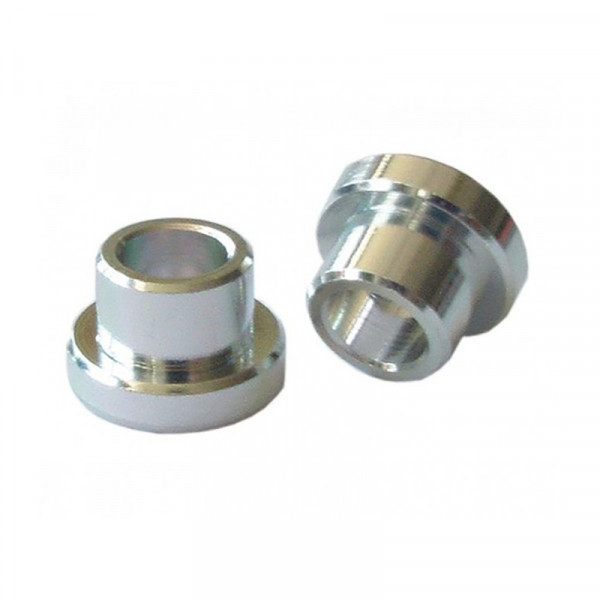 Kindshock - Jeu de bagues d'amortisseurs 12 mm ext/8 mm int/ 22,2 mm de large - Aluminium