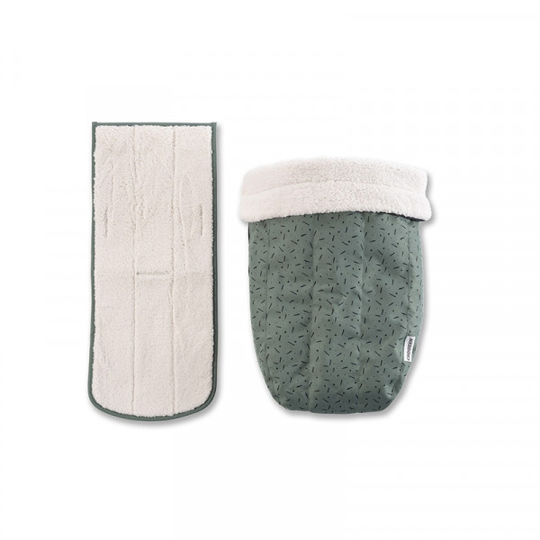 Croozer Winter Kit für Kinderanhängersitz Grün Khaki