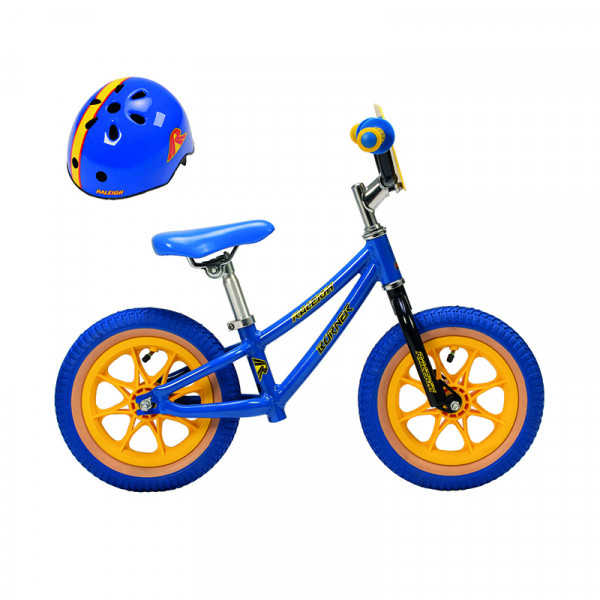 Raleigh Kit Niño Burner Bicicleta + Casco Azul