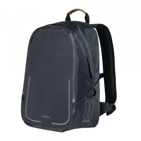 Sac à dos Basil Urban Dry Backpack W/reflective Matte Black Waterproof 18l