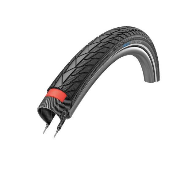 Xlc Vt-c04 Street-x Tyre 28x1.40/700x35c/37-622 Black Reflective Puncture Resistant
