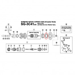 Shimano Cono Derecho Sg-3c40 *
