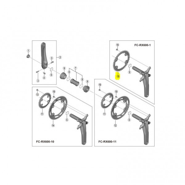 Shimano Plato 40d Grx Rx600 1x11v.