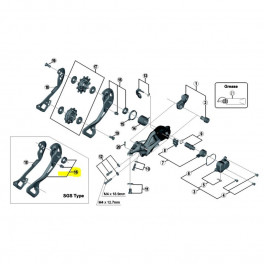 Shimano Portapoleas Ext.cambio M9000 Sgs
